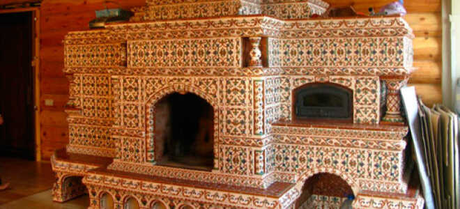 Материалы для облицовки кирпичных печей